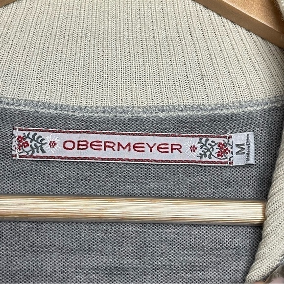 Obermeyer Wool Long Sleeve‎ Sweater Cardigan Jacket Size Medium Women - Picture 8 of 14